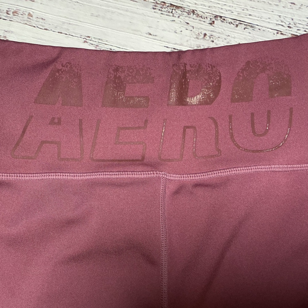 Aeropostale light maroon biker shorts. Size L - Picture 4 of 9